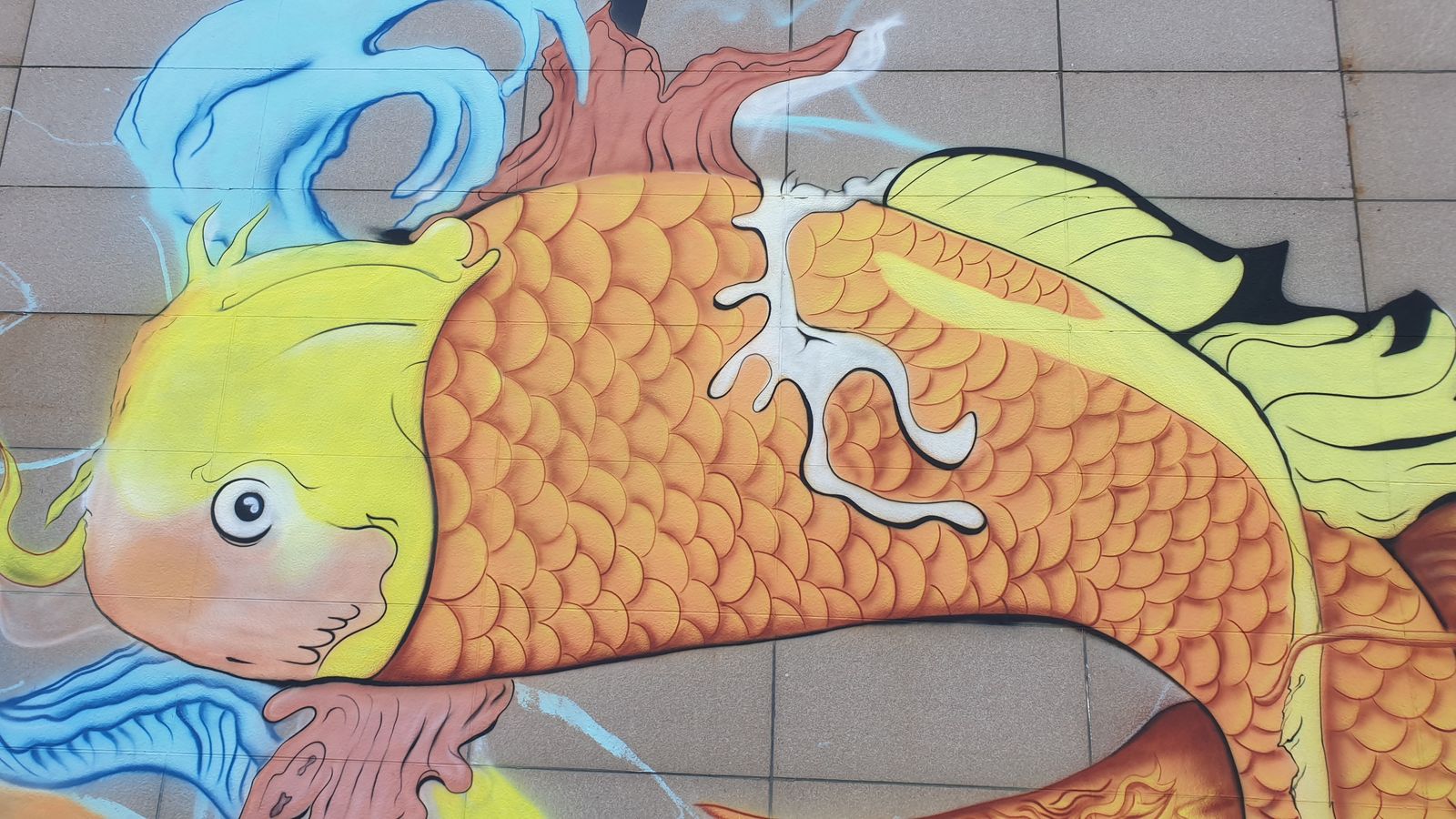 千行空间艺术 商业街墙体彩绘案例10