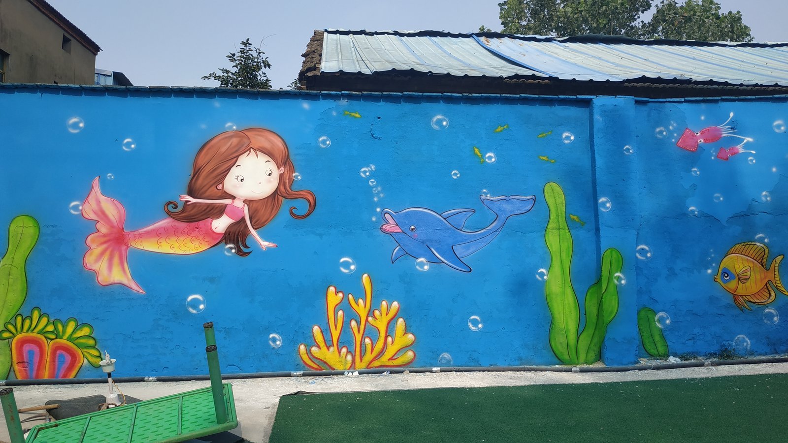 千行空间艺术 校园幼儿园彩绘案例05